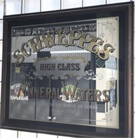 SCHWEPPES MINERAL WATERS MIRROR