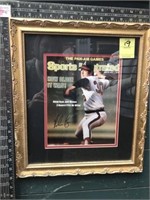 SPORTS ILLUSTRATED COVER AUTOGRAPHED BY NOLAN RYAN