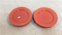 8 Coral Thompson Pottery Salad Dishes V6C