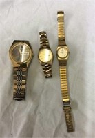 Men's Seiko Watch & 2 Women's Seiko Watches- R
