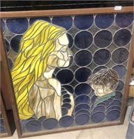 Stain Glass Pictures Mother and Son Motf