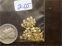 2.05 Grams Natural Alaskan Gold Nuggets