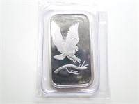 1oz Silver Bar .999 Fine Eagle Silvertowne