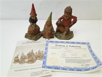3 Thomas F. Clark Gnomes with COA
