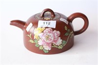 Yixing covered teapot with