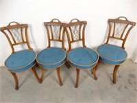French Empire Styled Game Chairs - 4