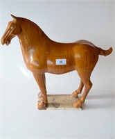 Chinese Straw Glazed Tang pottery horse,