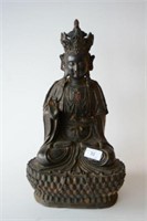 Chinese Bronze figure of Guanyin,