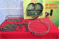 43- LARGE LOT OF METAL HOME DECOR NEW ITEMS