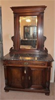 Antique Commode with Marble Top