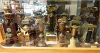 Vintage hot rod and racing trophies