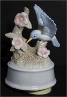 Hummingbird Porcelain Musical Figurine