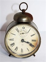 Vintage Metal Alarm Clock. “A” Trademark