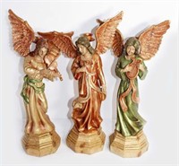 Silvestri Angel Triplet Resin Candle Holders