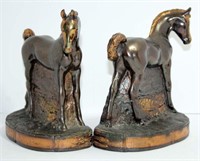 Pair of Hollow Metal Colt Bookends
