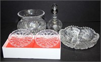 Selection of Crystal & Glass Pieces including