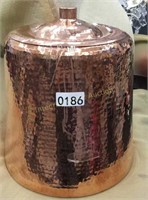 Hammered Copper Style Canister