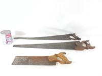 3 scies manuelles - hand saws