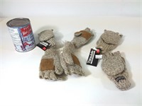 3 paires de gants-mitaines de laine Thinsulate