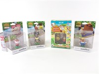 Jeu Animal Crossing + figurines Amiido pour Wii U