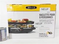 Raclette pour 8 personnes Bella raclette machine