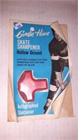 Vintage Gordie Howe hockey skate sharpener package