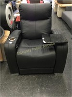 Soundshaker Leather Chair With Tray $1169 Retail