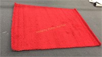 Ultimate Shag Solid Red 5.3 x 7 Rug