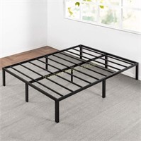 14in Platform Bed w Steel Slats King $121 Retail