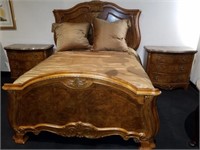 3 Pc. Bernhardt Queen Bed w/ 2 Nightstands