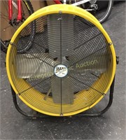 Maxx Air Velocity Drum Fan Yellow $141Retail