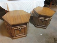 Pair of side Octogonal Tables ONE MONEY