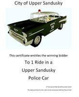 1 Ride in an Upper Sandusky Police Car