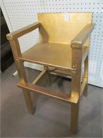 Chair painted gold