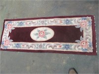 Small floral rug