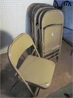 8 Folding Chairs ONE MONEY