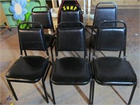 Lot of 6 Chairs few nics to covering  ONE MONEY