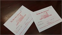 Steer Barn - $50 Gift Certificate