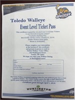 (2) Toledo Walleye Event Level Tickets