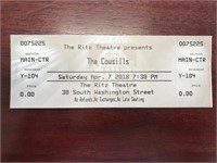 Two Tickets to The Cowsills at The Ritz Theatre