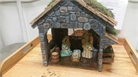 Handcrafted Nativity Creche