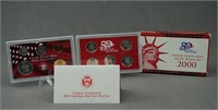 2000-S U.S. Mint Silver Proof Coin Set