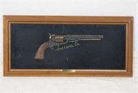 Cival War Officer Revolver Turner Replica Plaque