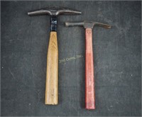 Pair Of Thin Tipped Specialty Hammers