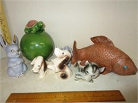 Animal; fish figurines