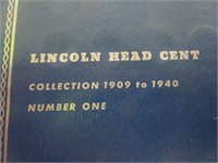 Lincoln Head Cent collection 1909-1940; not