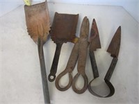 Primitive snips and shovels
