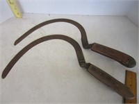 2 swing blades made by Village Blacksmith