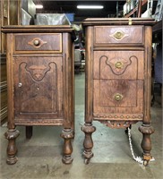 Pair of Depression Era Cabinets