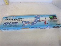 Light glider model airplane kit